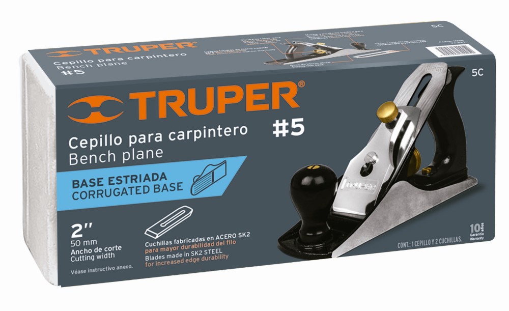 CEPILLO CARPINTERO #5 CORRUGADO TRUPE 5C