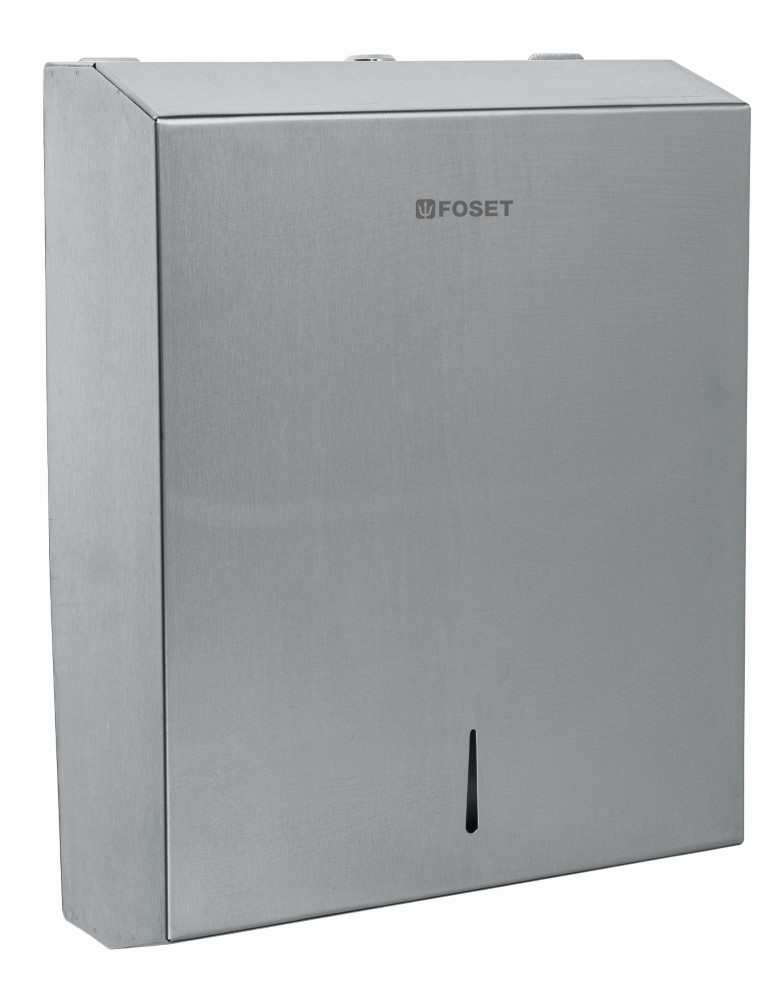 DISPENSADOR ACERO INOX P/TOALLAS PAPEL