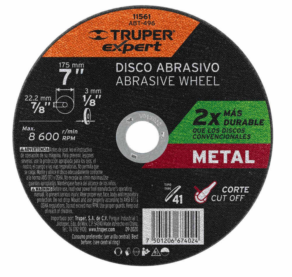 DISCO CORTE METAL 7