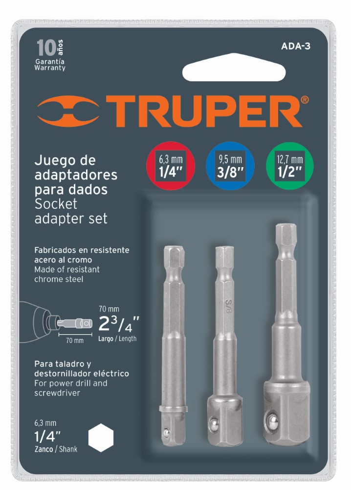 ADAPTADOR HEXAGONAL 2 3/4