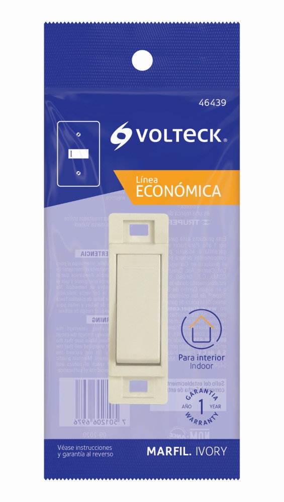 APAGADOR SENCILLO ECONOMIC 46439 VOLTECH