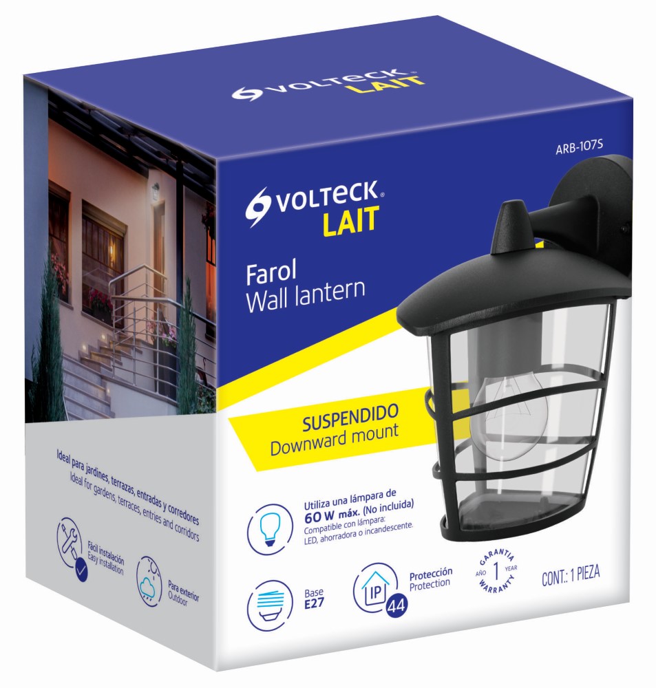 ARBOTANTE FAROL SOPORTADO DISEÑO M 45093