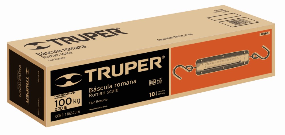 BASCULA ROMANA RESORTE 100KG