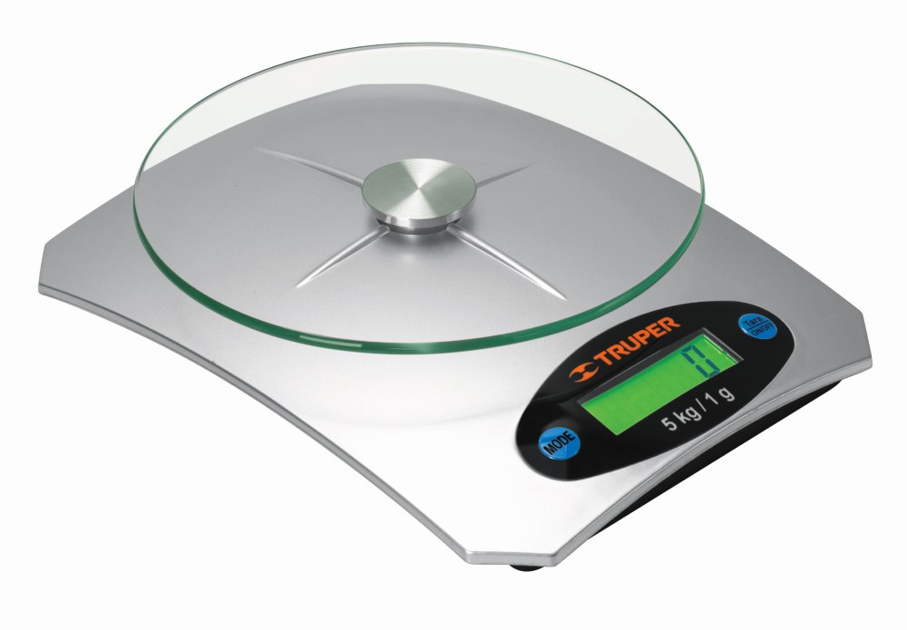 BASCULA DIGITAL COCINA 5KG VIDRIO
