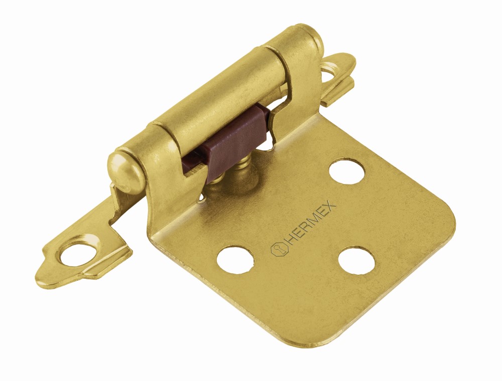 BOLSA C/2 BISAGRAS PARCHE 7CM LATONADO