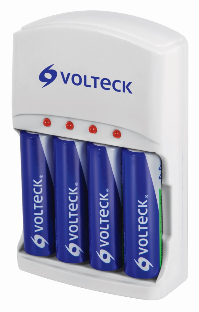 CARGADOR PILAS AA AAA Y 9V 4 PILAS