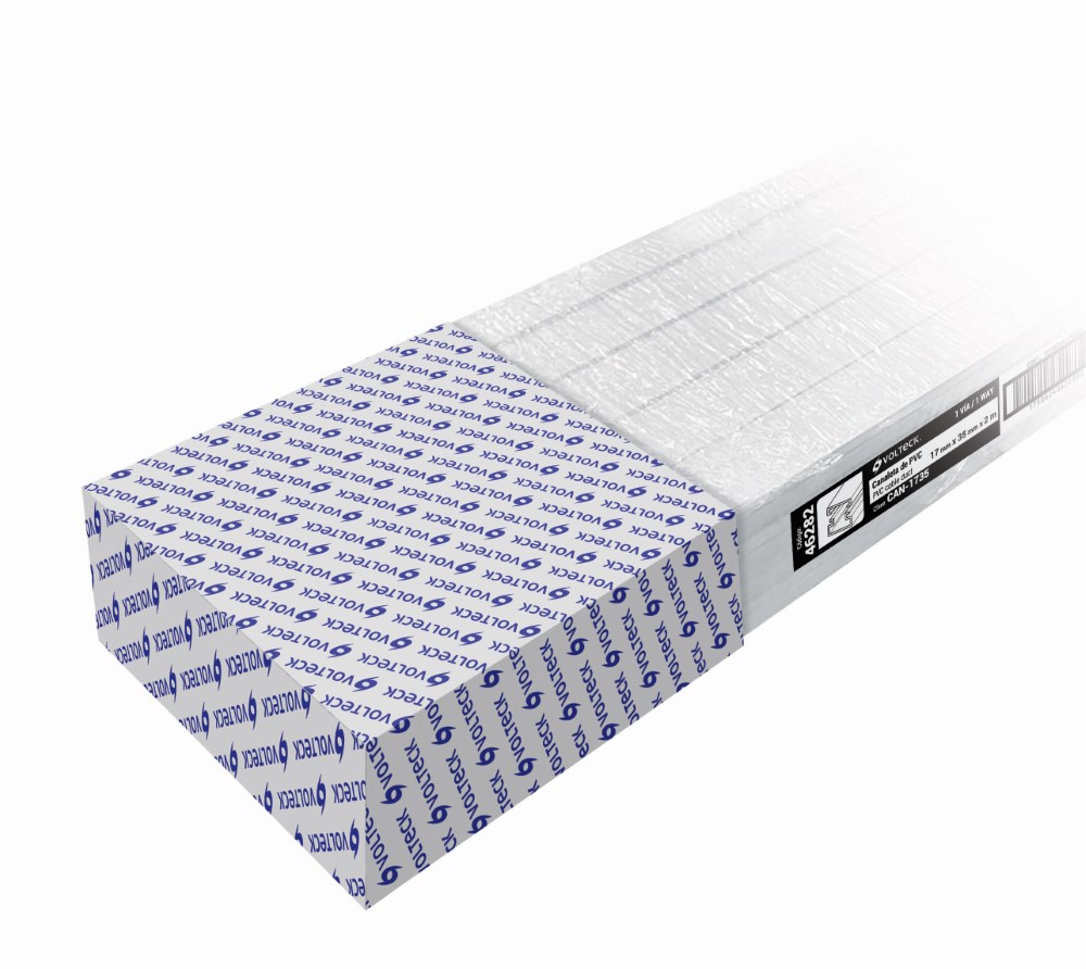 CANALETA 1 VIA 17 X 35MM VOLTECK