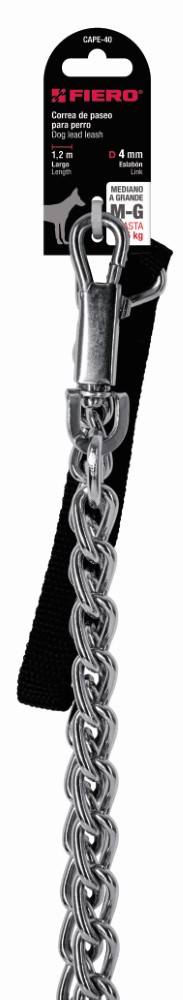 CADENA PASEO PERRO 4MMX1.2M CAPE-40 FIER