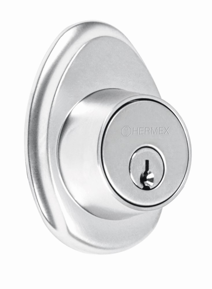 CERRADURA GATILLO ENTRADA CROMO MATE