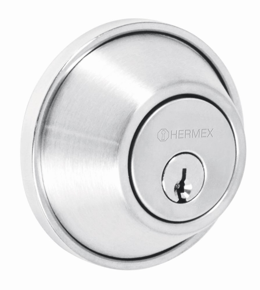 CERRADURA GATILLO ENTRADA CROMO MATE