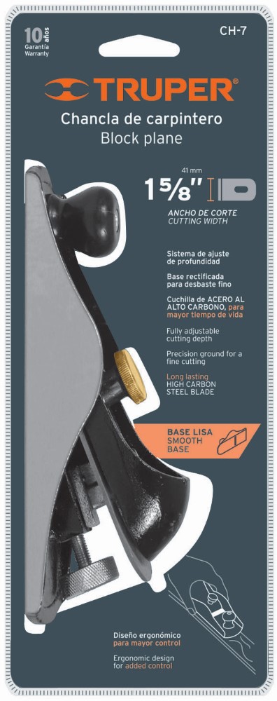 CEPILLO TIPO CHANCLA CARPINTERO