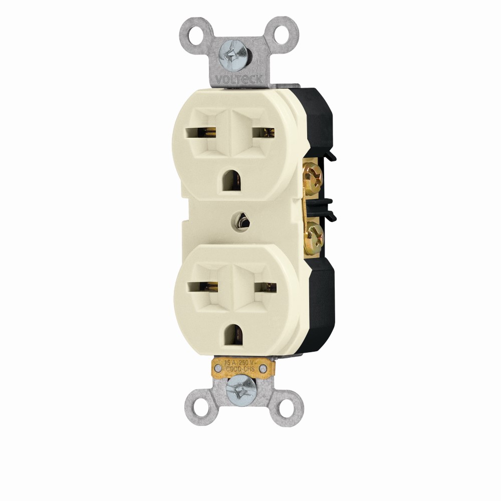 CONTACTO DUPLEX CARA CHINO LINEA STANDAR