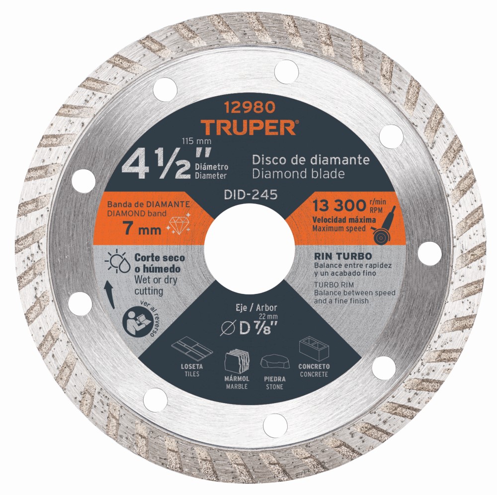 DISCO DIAMANTE TURBO 4-1/2