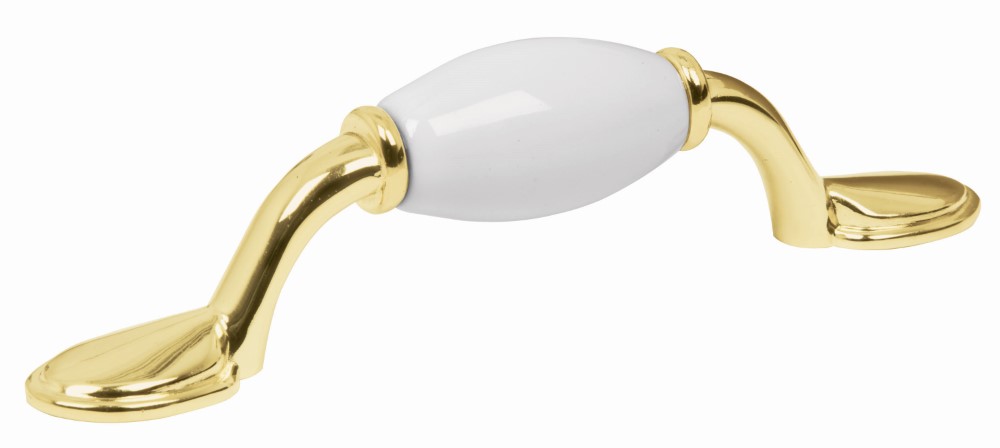 JALADERA LATON BRILLANTE C/ INSERTO COMB