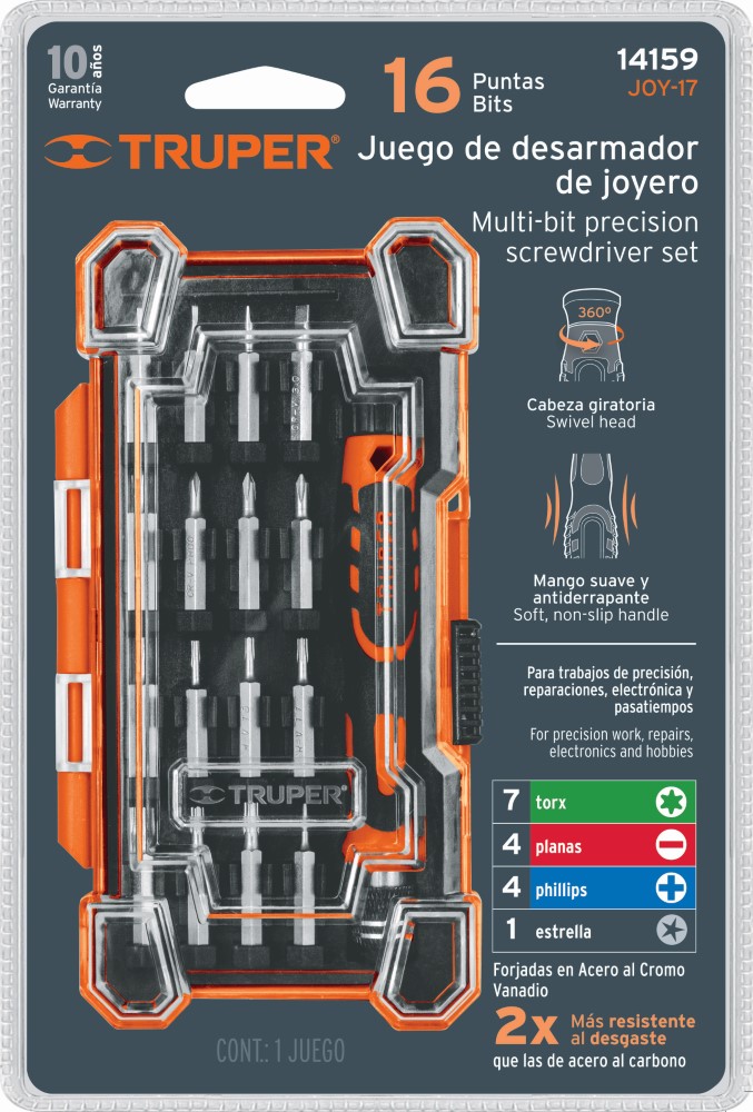 JUEGO DESARMADORES JOYERO PUNTAS INTERCA