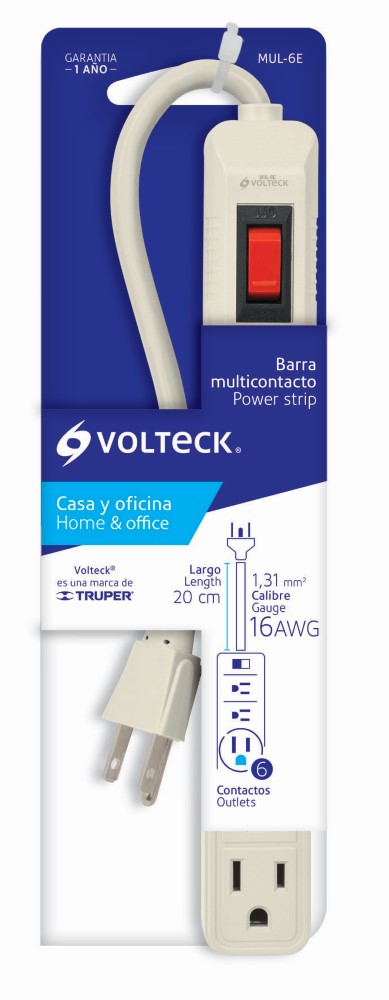 MULTICONTACTO 6 ENT 16AWG 47188 VOLTECK