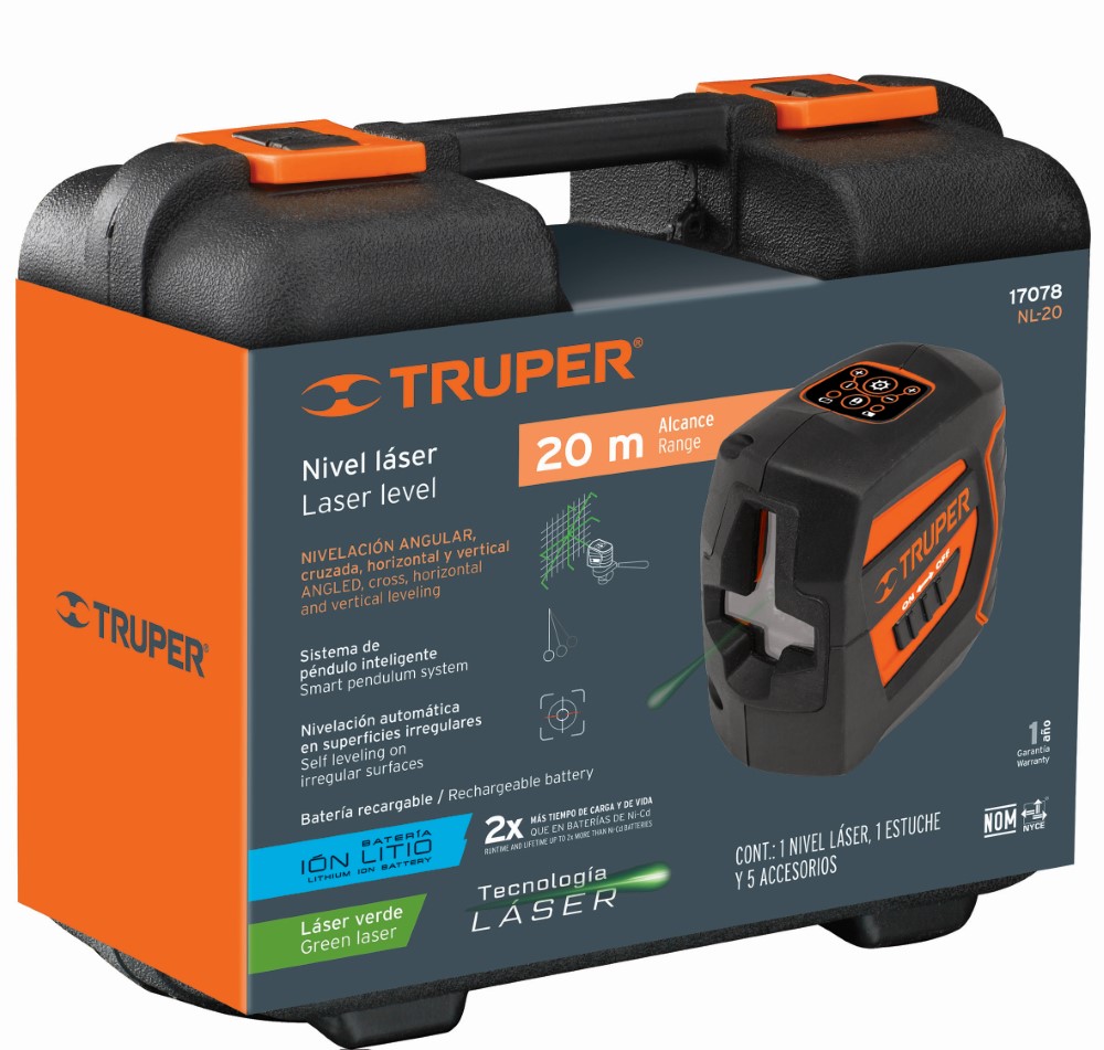 NIVEL LASER 20M 17078 TRUPER