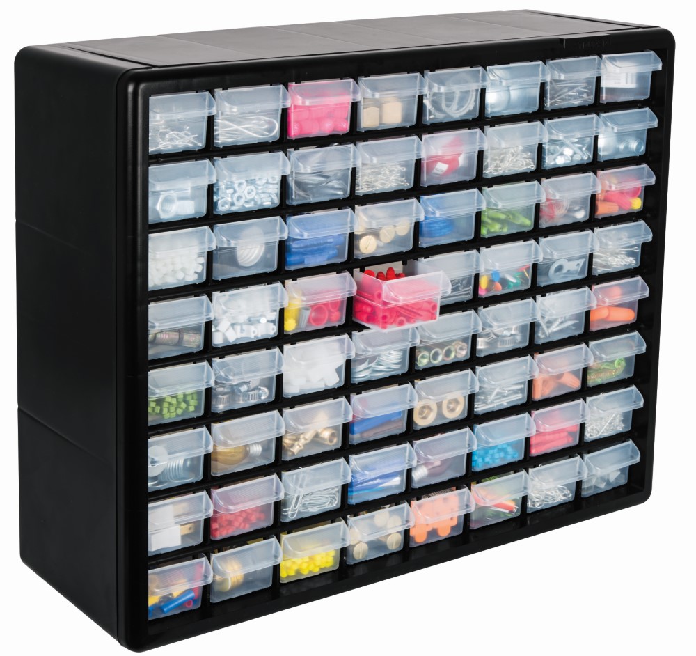 ORGANIZADOR CON 64 COMPARTIMENTO TRUPER