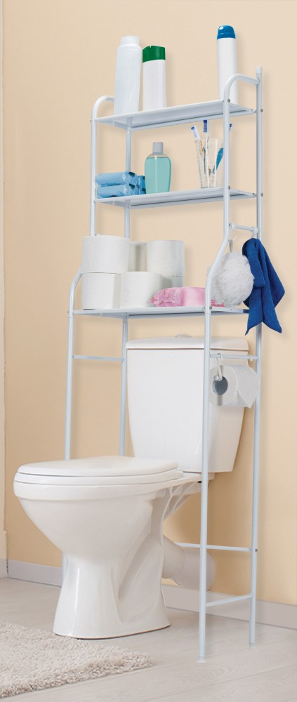MUEBLE ORGANIZADOR BLANCO P/BAÑP 3REPISA