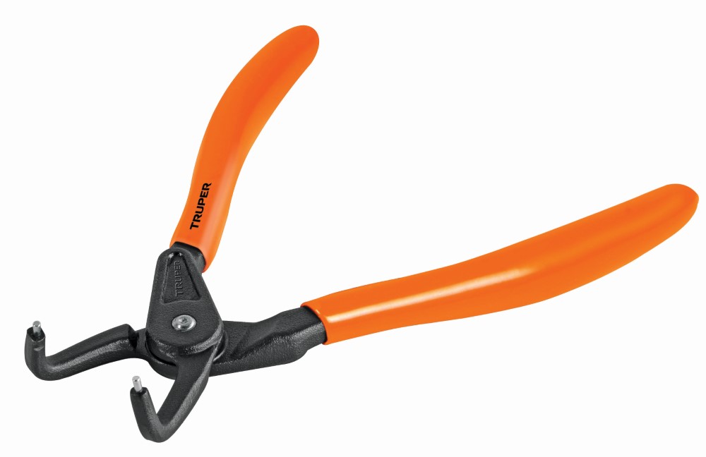 PINZA PUNTA 90° CIERRA ANILLOS 170MM