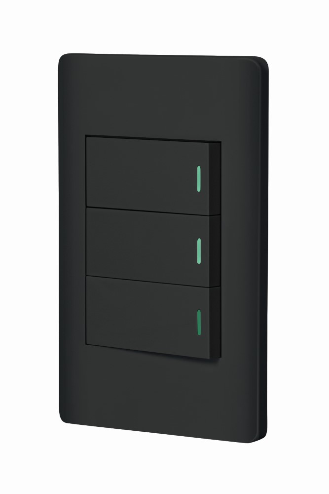 PLACA ARMADA NEGRA 2INT 1DE 3VIAS 1MOD L