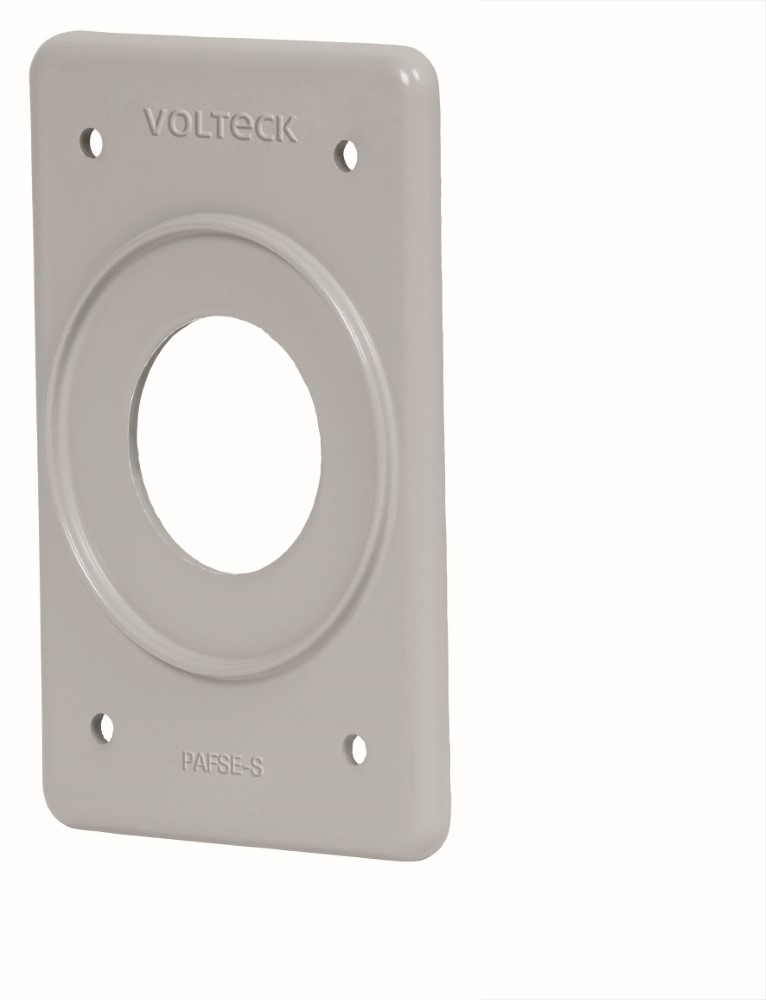 PLACA ACERO P/CONTACTO REDONDO VOLTECH P
