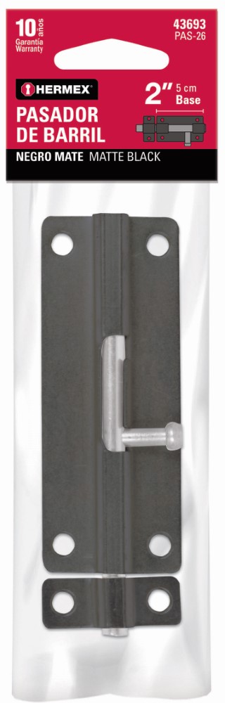 PASADOR ACERO NEGRO 2