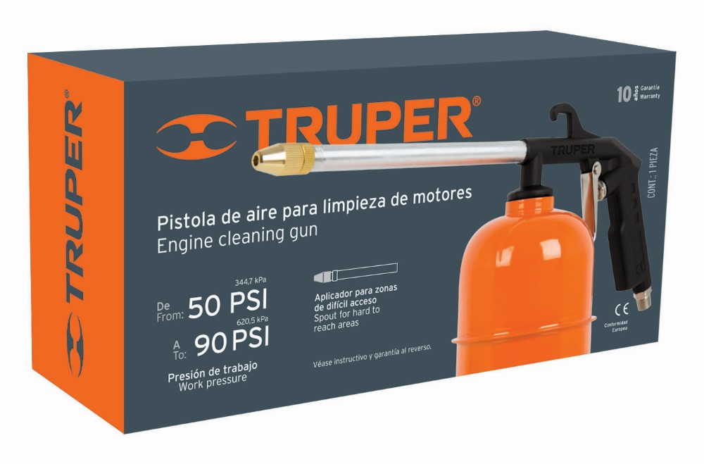 PISTOLA AIRE LIMPIEZA 19236 TRUPER