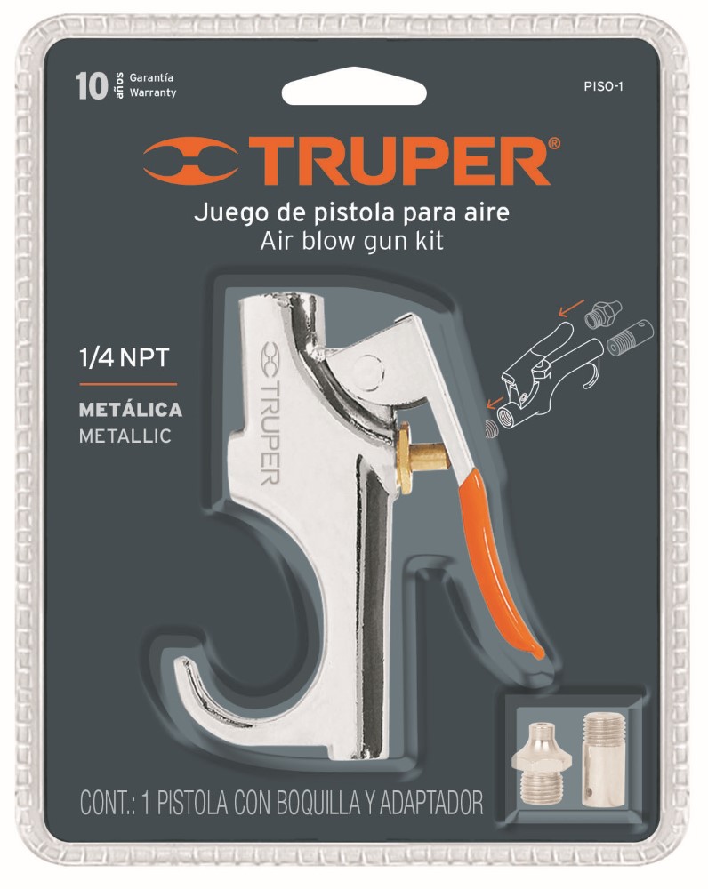 PISTOLA METALICA SOPLETEAR 1/4 NPT 19023