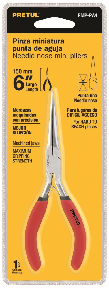 PINZA PUNTA AGUJA MINI 6