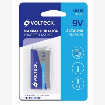 PILA ALCALINA 9V BLISTER 46319 VOLTECH