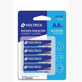 PILA ALCALINA AA 4PZ VOLTECK