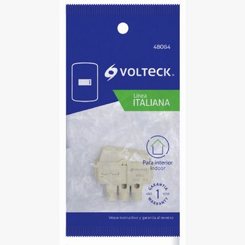 APAGADOR SENCILLO MARFIL 48084 VOLTECH