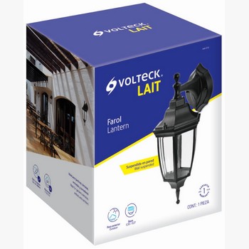 ARBOTANTE FAROL SUSPENDIDO NEGRO
