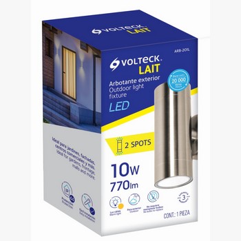 ARBOTANTE EXTERIOR DE ACENTO 2 SPOTS LED