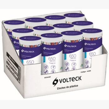 BOTE CINCHO PLASTICO 650PZ 44298 VOLTECH