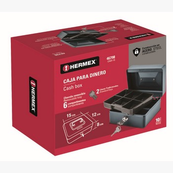 CAJA PARA DINERO 15CM HERMEX