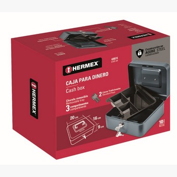 CAJA DINERO 20CM 43074 HERMEX