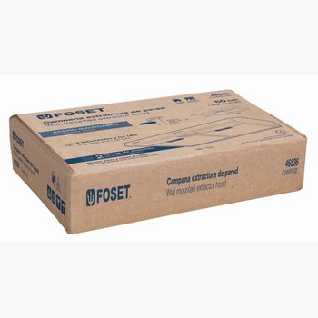 CAMPANA EXTRAC 60CM D/PARED ACERO INOX