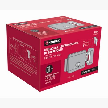 CERRADURA ELECTRICA SIN BOTON DER 47978