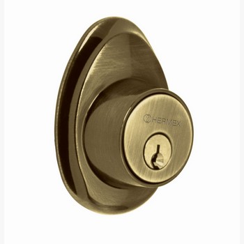 CERRADURA GATILLO ENTRADA LATON ANTIGUO