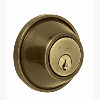 CERRADURA GATILLO ENTRADA LATON ANTIGUO