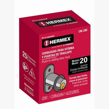 CERRADURA MUEBLE MODELO 20 CROMO