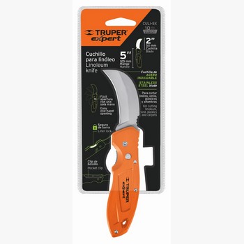 CUCHILLO PARA LINOLEO PLEGABLE 5 TRUPER