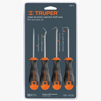 GANCHOS MULTIUSOS, SET 4 PIEZAS 14210