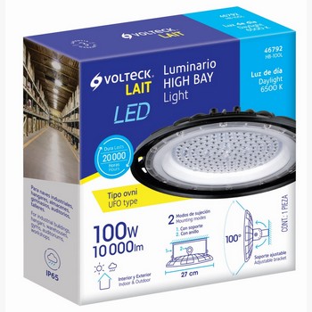 LUMINARIO LED 100 W HIGH BAY VOLTECK