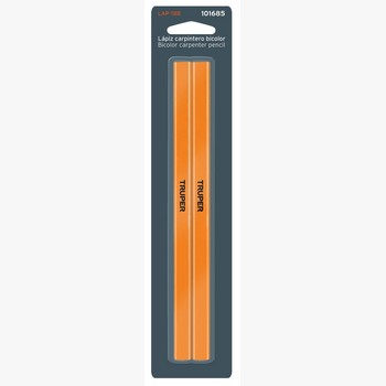 BLISTER 2 LAPICES 18CM CARPINTERO