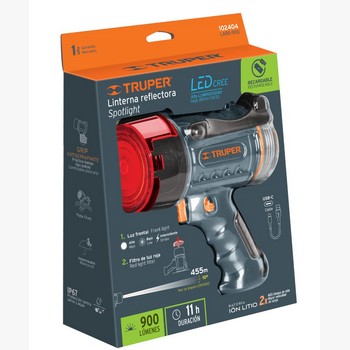 LAMPARA LED 900LM RECARGABLE ALTA POTENC
