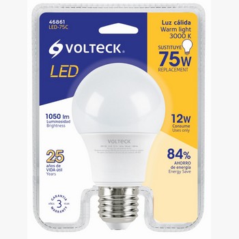 FOCO BULBO LED 12W 75W 1050L CALIDA