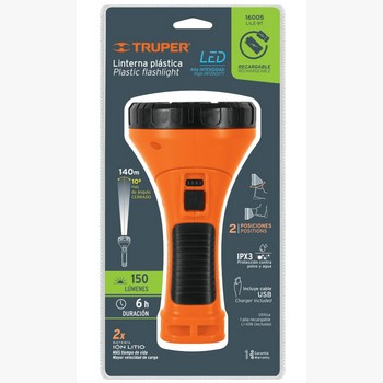 LINTERNA RECARGABLE 70LUM TRUPER